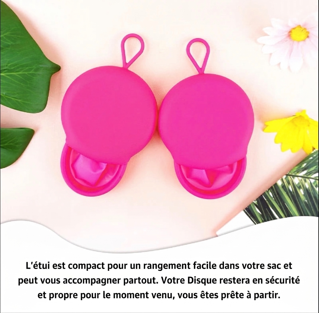Kit Menstruel Confort & Réutilisable avec Boîte de Rangement