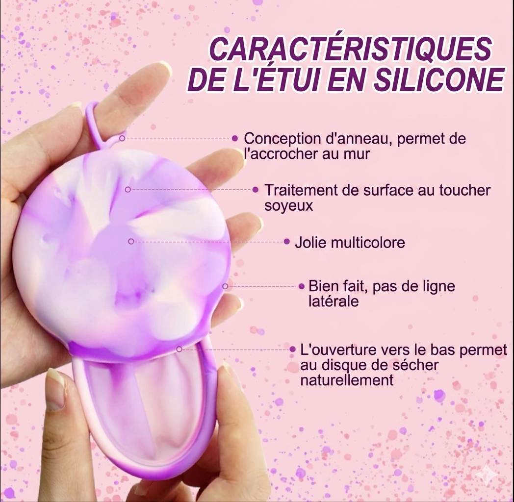 Kit Menstruel Confort & Réutilisable avec Boîte de Rangement