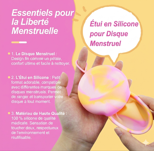 Kit Menstruel Confort & Réutilisable avec Boîte de Rangement